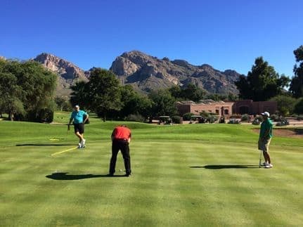 Golfing at Oro Valley Country Club in Oro Valley AZ