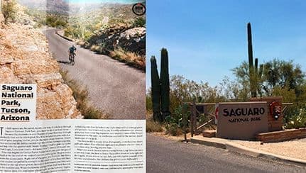 Saguaro National Park Bicycling Trails in Tucson AZ